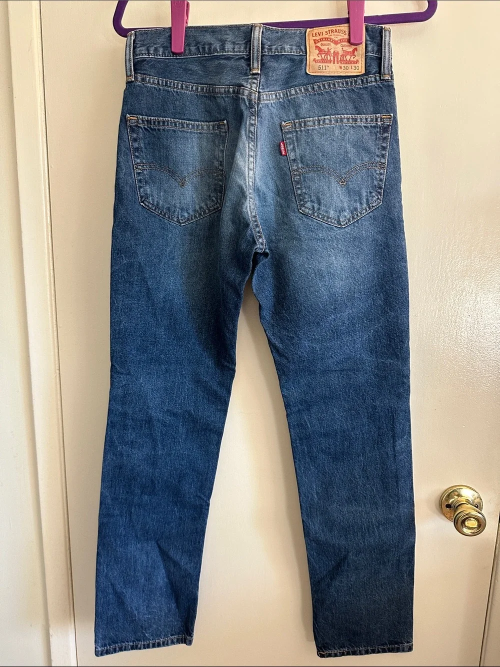 Levi's 511 Medium Wash Blue Jeans